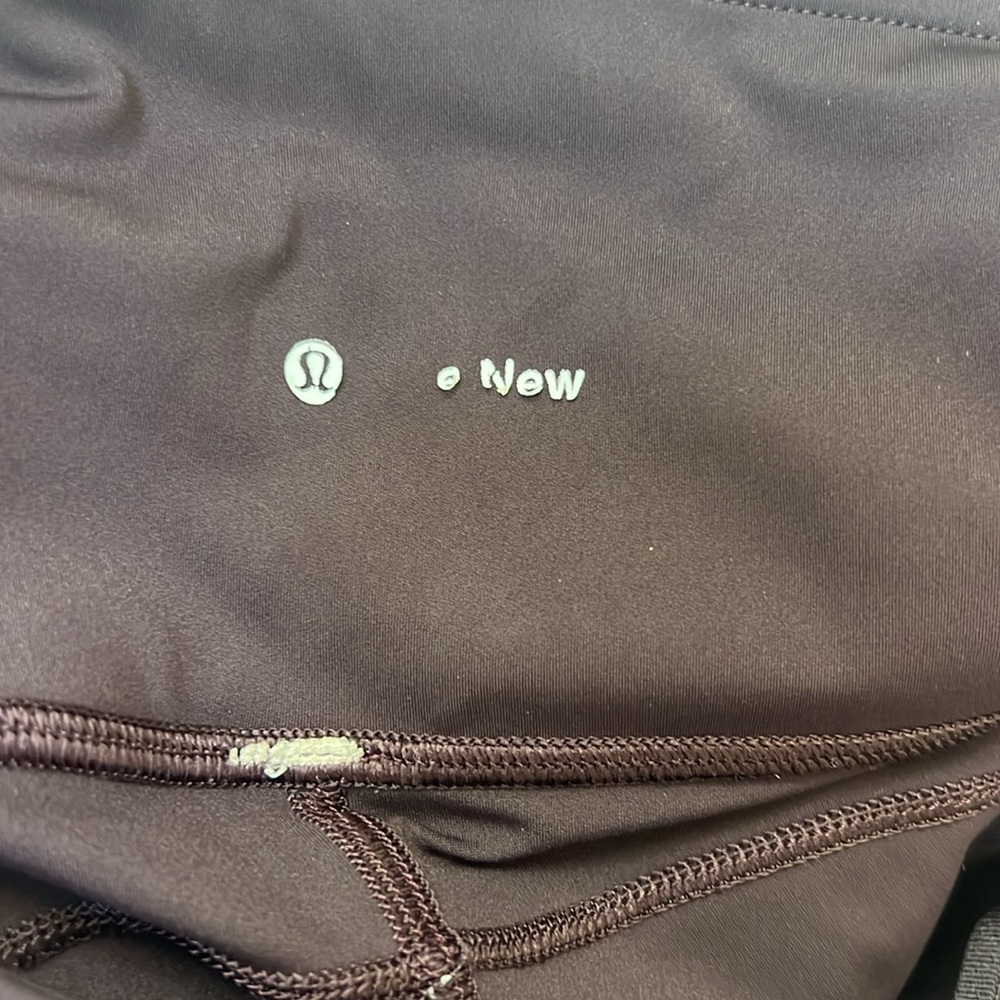 #28 Lululemon Fast Free Crop ll Nulux 19" 
Sz 8, Dark Adobe, Reflective Run Gym - Picture 12 of 14